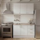 Ver imagem 1 de Cozinha Planejada 2 Peças com Tampo Marselha CabeCasa MadeiraOriginals Branco