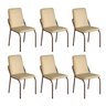 Kit 6 Cadeiras para Sala de Jantar Malibu - 1