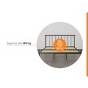 Ver imagem 3 de Cama Casal em Aço Begônia CabeCasa MadeiraOriginals