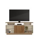 Ver imagem 2 de Rack Bancada para Tv até 65" Salvador 160cm Pérola Metaliz/amêndoa- Mabe Magazine