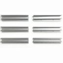 Ver imagem 1 de Kit 6 Puxador Perfil de Aluminínio Anodizado para Móveis MDF/ MDP 15mm 38,2cm