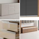 Ver imagem 6 de Kit 6 Puxador Perfil de Aluminínio Anodizado para Móveis MDF/ MDP 15mm 38,2cm