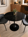 Ver imagem 1 de Mesa de Jantar Saarinen Redonda 70cm - Mármore São Gabriel