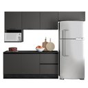Ver imagem 3 de Cozinha Modulada Completa 6 Peças 6 Portas 3 Gavetas com Nicho Micro-Ondas Etna 