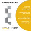 Ver imagem 3 de Prateleira Nicho de Canto 20x20x86 Livros Decoração - Branco