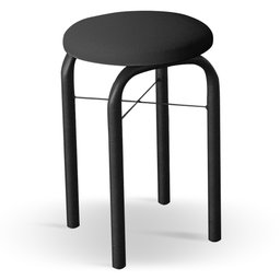 Conjunto Mesa de Cozinha Prattica Industrial 120cm com 2 Banquetas F02 Nature/Preto - Mpozenato - 8