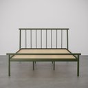 Ver imagem 4 de Cama Queen em Aço Begônia CabeCasa MadeiraOriginals Verde/Musgo