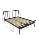 Ver imagem 2 de Cama Queen em Aço Begônia CabeCasa MadeiraOriginals