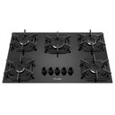 Ver imagem 1 de Cooktop Mueller 5 Bocas com Queimador Ultra Chama Bivolt