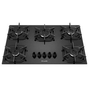 Cooktop Mueller 5 Bocas com Queimador Ultra Chama Bivolt