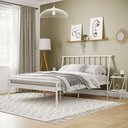 Ver imagem 1 de Cama Queen em Aço Begônia CabeCasa MadeiraOriginals Branco