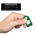 Ver imagem 5 de Nivelador para Piso Verde 2mm para Pisos Azulejos e Pedras Pacote com 100 Unidades | Atlas