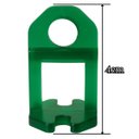 Ver imagem 2 de Nivelador para Piso Verde 2mm para Pisos Azulejos e Pedras Pacote com 100 Unidades | Atlas