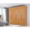 Ver imagem 3 de Guarda Roupa Casal Evidence Plus 6 Portas 4 Gavetas Cinamomo Fosco - Zanzini