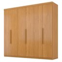 Ver imagem 1 de Guarda Roupa Casal Evidence Plus 6 Portas 4 Gavetas Cinamomo Fosco - Zanzini
