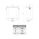 Ver imagem 2 de Caixa de Descarga Tigre Bege 100018100