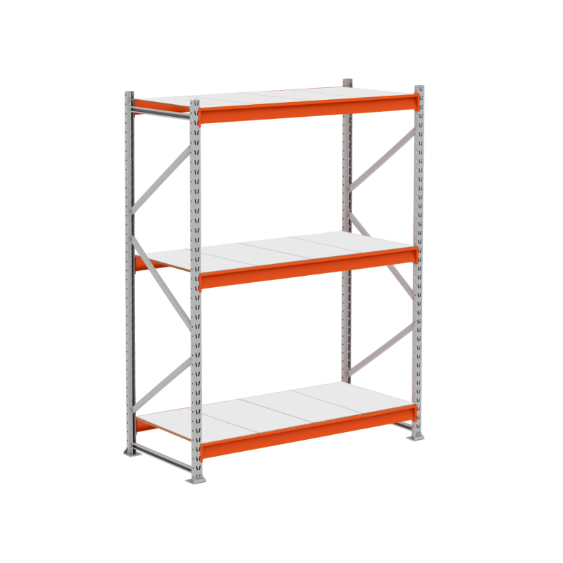 Mini Porta Pallet Inicial 250kg com 3 Longarinas 2,00 X 1,20 X 0,60 com Bandeja de Madeira - Ultra M