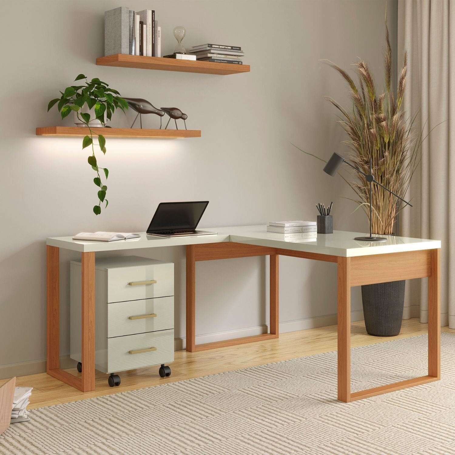 Escrivaninha para Escritório 100% Mdf Industrial