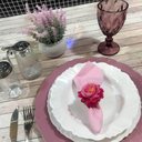 Ver imagem 3 de 12 Prato Raso Opaline Pétala 25,5cm Redondo Duralex Vidro