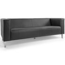 Ver imagem 1 de Sofá 03 Lugares para Sala Decorativa Kubo 210 cm Corano Cinza - Nexta Casa
