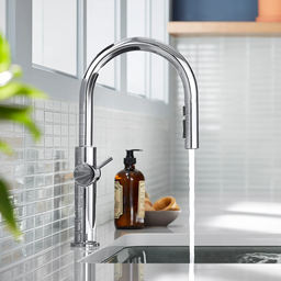 Misturador Monocomando Kohler Crue Bica Alta com Bico Extensível 22972br Cromado - 3