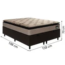 Ver imagem 5 de Cama Box Baú Queen Colchão Espuma D33 Pillow Top Van Gogh 158x198x70cm Hellen