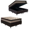 Cama Box Baú Queen Colchão Espuma D33 Pillow Top Van Gogh 158x198x70cm Hellen - 3