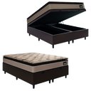 Ver imagem 3 de Cama Box Baú Queen Colchão Espuma D33 Pillow Top Van Gogh 158x198x70cm Hellen