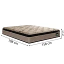 Ver imagem 4 de Cama Box Baú Queen Colchão Espuma D33 Pillow Top Van Gogh 158x198x70cm Hellen
