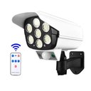 Ver imagem 4 de Luminaria Solar Camera Falsa Controle Sensor 180W Kit 4 Und Led 3 Funçoes Detecta Presença