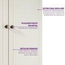 Ver mais imagens de Quarto de Bebê Completo Berço Evolutivo e Guarda-Roupa Ananda Casatema MadeiraOriginals Bege/Off White/Mel