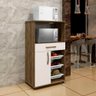 Armário Cozinha com Fruteira Fortaleza Arte Móveis Ipê Off - 4