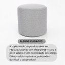 Ver imagem 5 de Kit 03 Puff Perse 36cm Decorativo Puffe Sala Quarto Tecido Linho