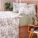 Ver imagem 1 de Jogo de Cama King Cotton Touch 4 Peças 193x203x40cm Elis