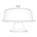 Ver imagem 3 de Prato para Bolo de Cristal 31x25cm Wolff Bolinhas