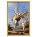 Ver imagem 1 de Quadro Anjo da Guarda Conduzindo Criança 60x40 em Azulejos