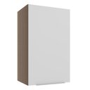 Ver imagem 1 de Armário Aéreo Madesa Stella 40 cm 1 Porta Rustic/Branco