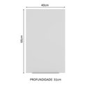 Ver imagem 3 de Armário Aéreo Madesa Stella 40 cm 1 Porta Rustic/Branco