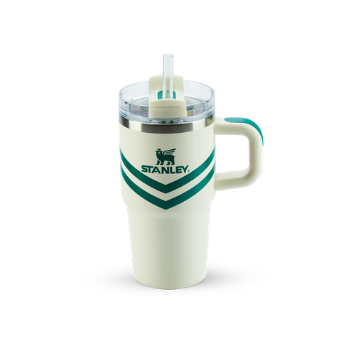 Copo Quencher Stanley com Canudo com Alça 591ml - Cream Chevron