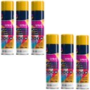 Ver imagem 1 de Tinta Spray 400ml Amarelo Uso Geral em Aço Ferro Gesso Couro Cerâmica | Universo | Kit 06 Un