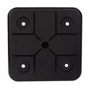 Ver imagem 2 de Mesa Plastica de Apoio com Porta Copos Preta - Mor