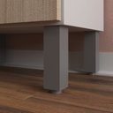 Ver mais imagens de Gabinete de Banheiro 50cm com Lavatório e Armário Branco/Carvalho Berlin