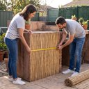 Ver imagem 6 de Revestimento e Forro de Bambu Natural 5m x 1m Esteira para Varanda e Área Gourmet Marrom