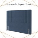 Ver imagem 5 de Cabeceira Casal 138 cm London Veludo Azul Soon