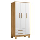 Ver imagem 1 de 4340 - G. Roupa 3pts/2gv Q Encanto Slim Freijo Toq/branco Acetinado (4340.35)