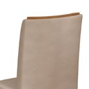 Ver imagem 5 de Conjunto Kit com 6 Cadeiras de Jantar Estofadas Ayla MDF Cedro Veludo Creme DJ Móveis