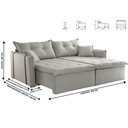Ver imagem 3 de Sofa Cama e Reclinavel São Paulo 2,65m 04 Lugares Txr