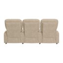 Ver imagem 7 de Poltrona Reclinável 3 Lugares para Sala de Cinema Arsenal Suede Bege G23 - Encantum
