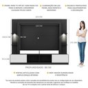 Ver imagem 3 de Estante Tv 65" com Leds Berlim Multimóveis V3392