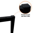 Ver imagem 5 de Apoio Pé para Base de Mesa Estilo Industrial Ferro Preto